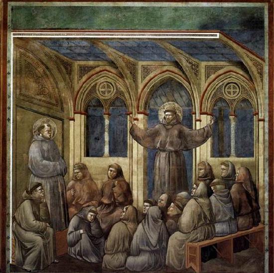 Apparition at Arles, GIOTTO di Bondone